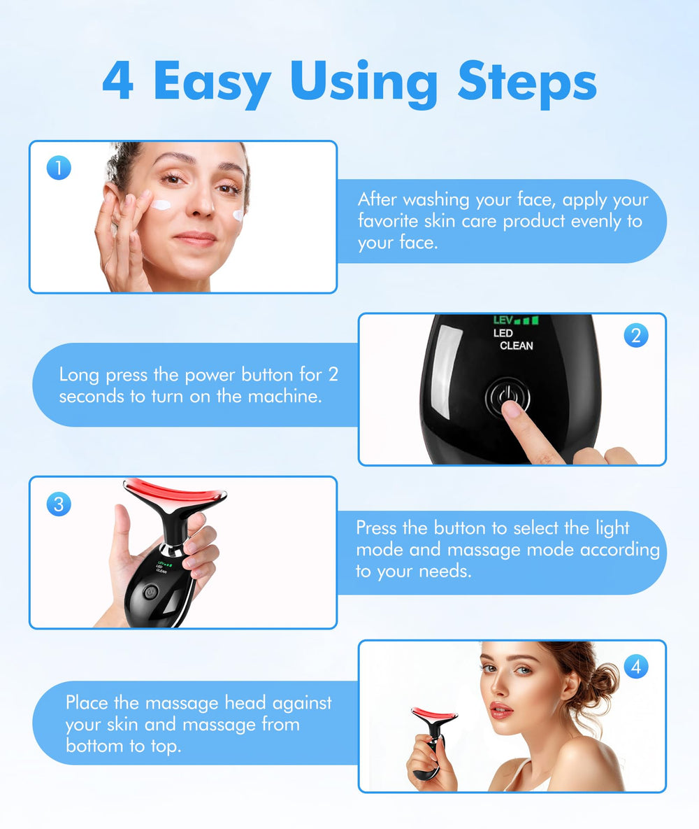 SDKWDH lightweight massager suitable for all skin types and routines.