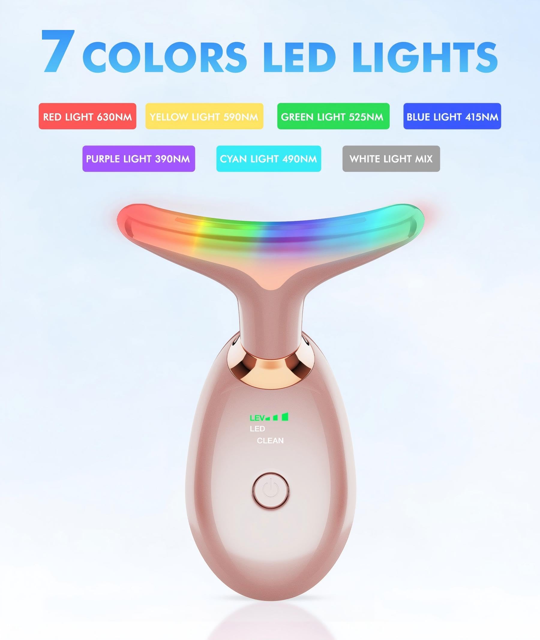 SDKWDH seven-color modes facial device for customizable skin sessions