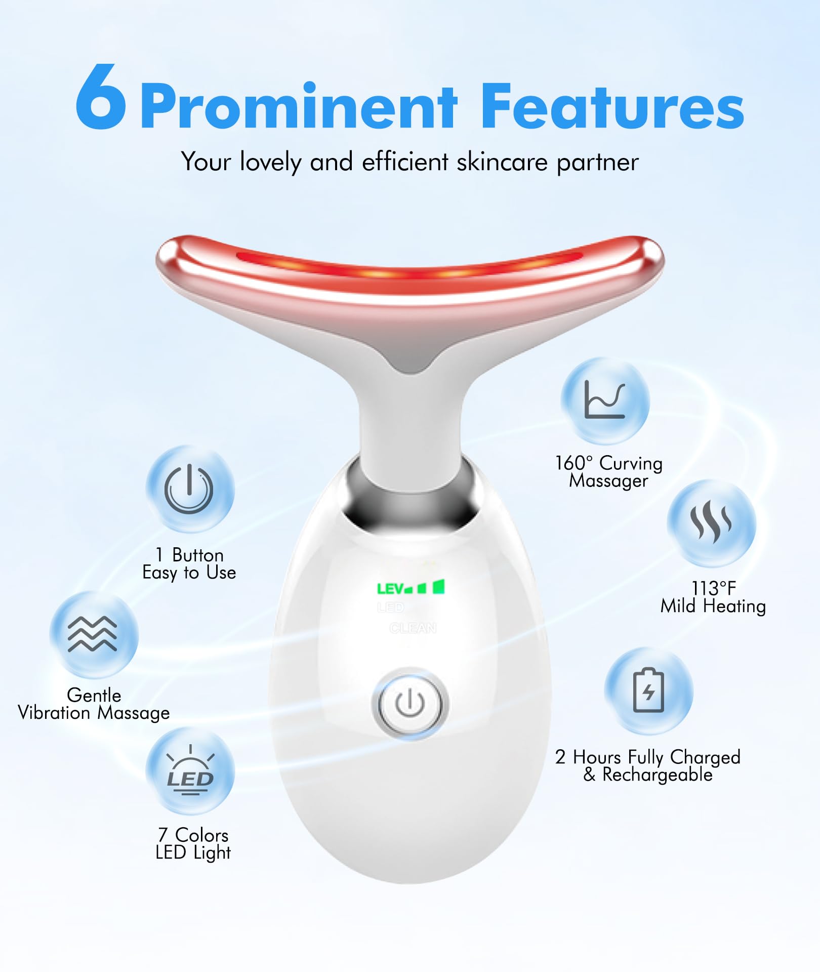 SDKWDH thermal and vibration close-up for skin comfort