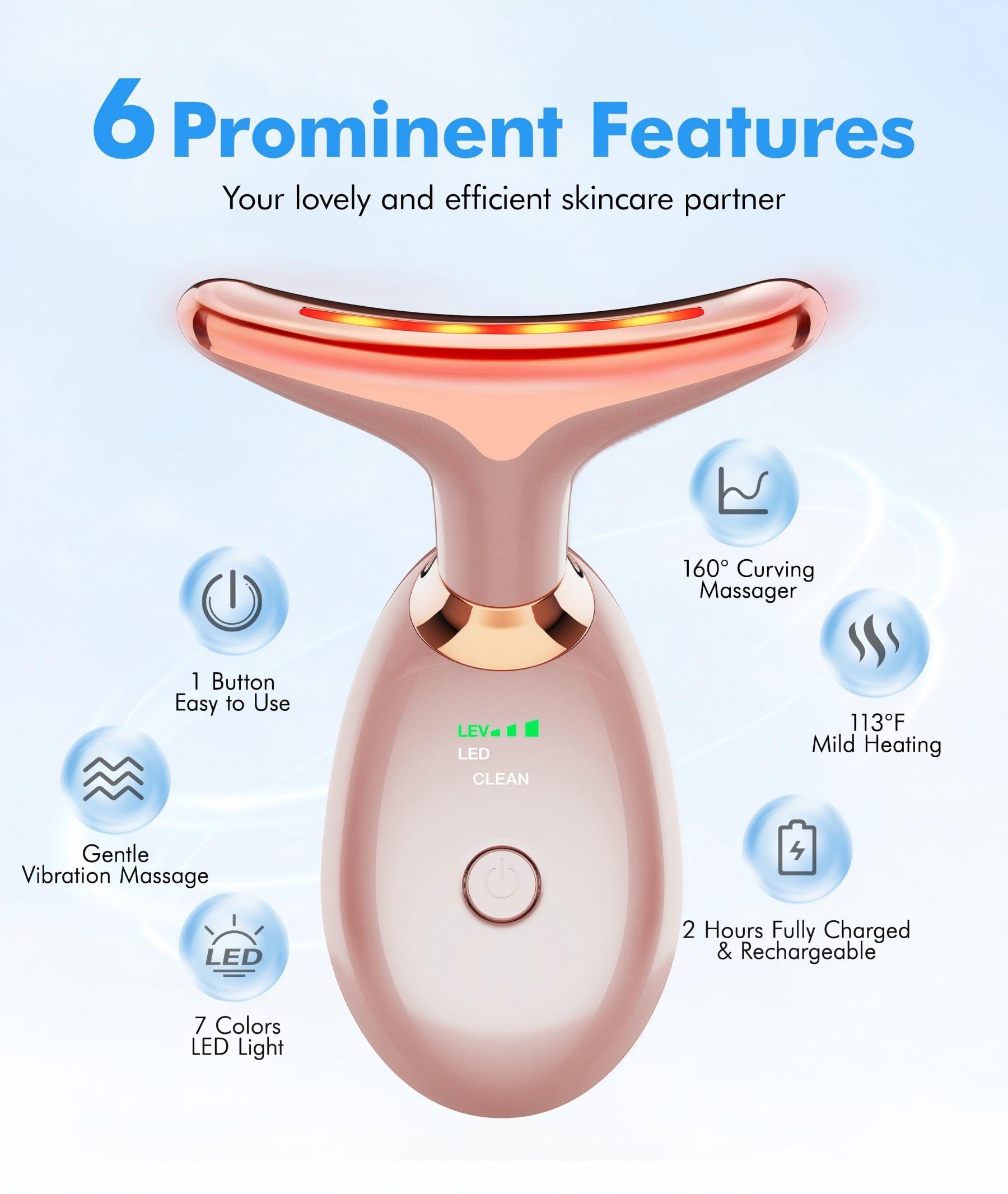 SDKWDH thermal and vibration massage for a soothing home skincare routine