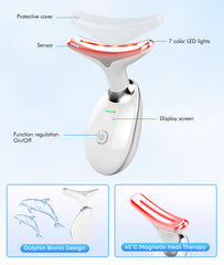 SDKWDH handheld vibrating massager in action for facial massage
