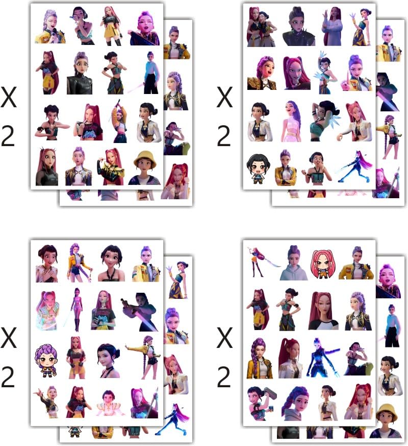 SDONY demon tattoos character variety offers designs for imaginative play and rewards