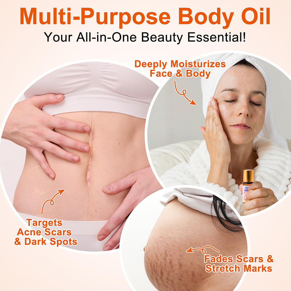 SDXJIOGE organic castor oil roll-on ready for facial or body hydration