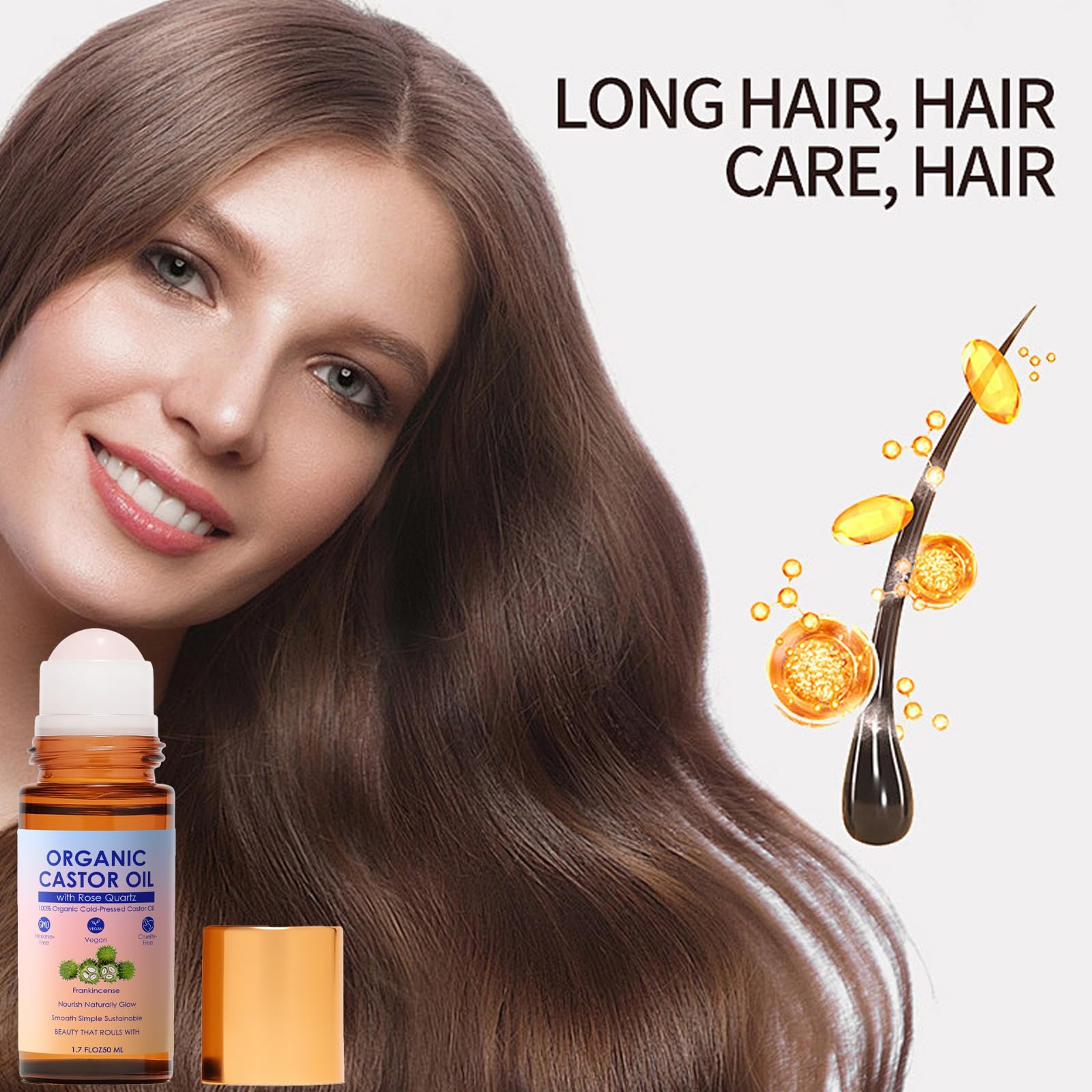 SDXJIOGE 100% pure castor oil supports hydration for dry skin