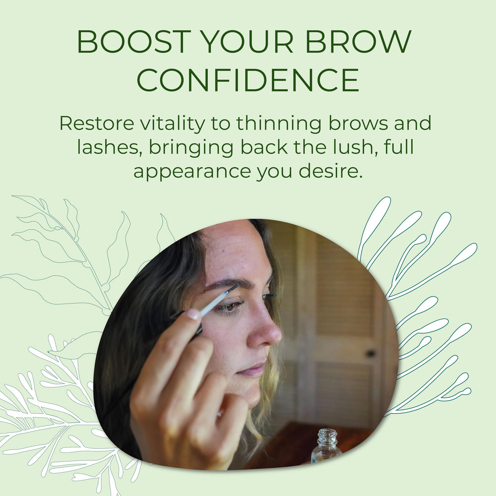 Sea-El Castor Lash Serum brush enables precise application on lashes and brows.