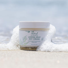 Sea-El Lamina Day Cream creamy texture suggests hydrating moisture.
