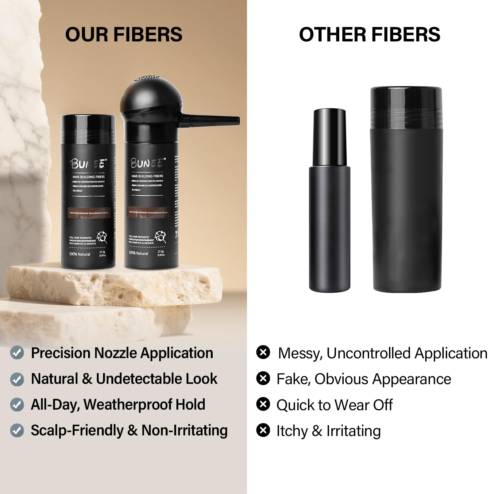 Seaboll men women versatile use: hides thinning on hairlines and beard patches