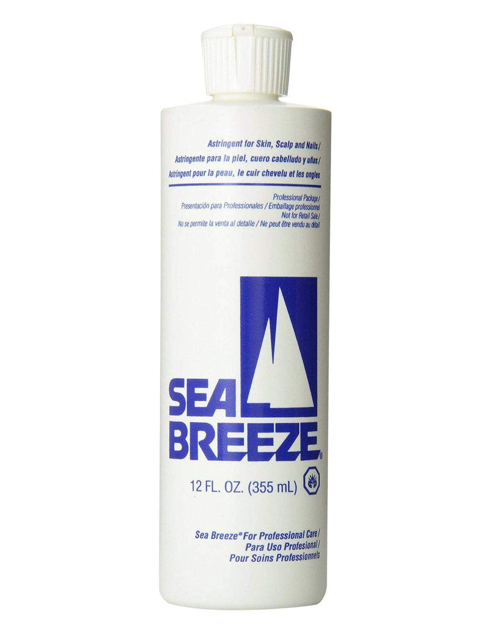 Seabreeze astringent used on forehead after perm or color treatment.