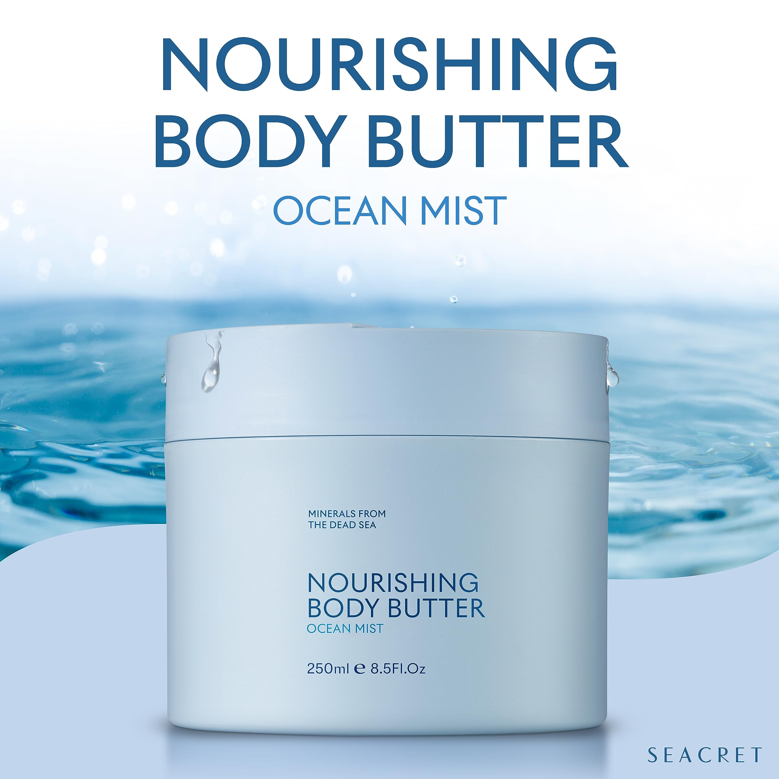 SEACRET Ocean Mist body butter suitable for all skin types hydration