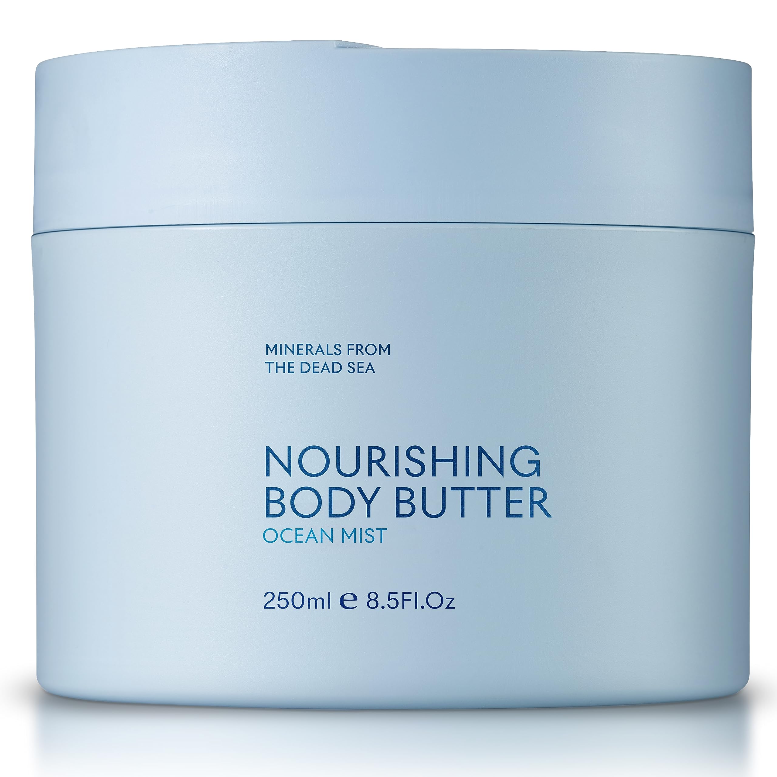 SEACRET Minerals Body Butter Ocean Mist jar shows rich texture for deep hydration