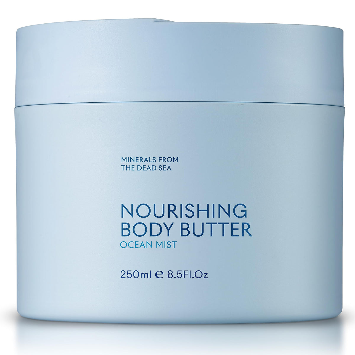 SEACRET Minerals Body Butter Ocean Mist jar shows rich texture for deep hydration