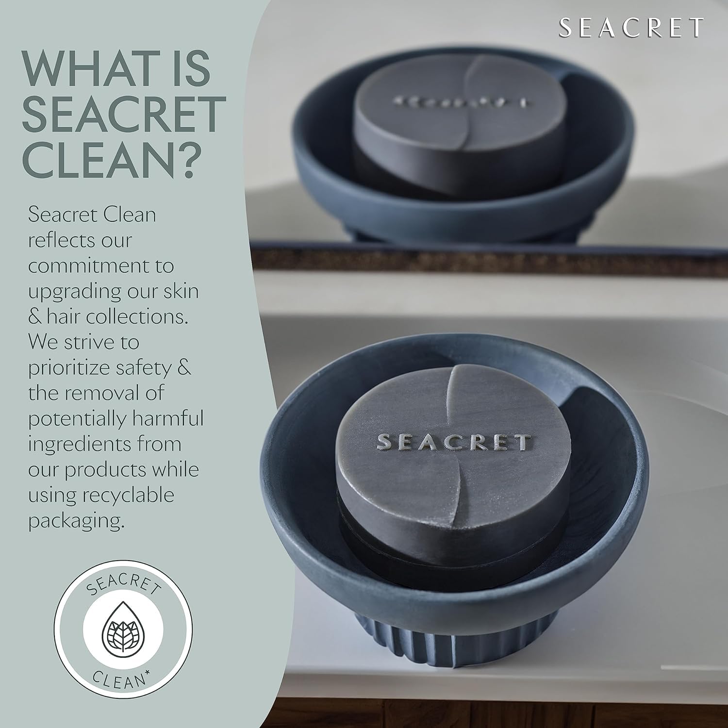 SEACRET Minerals Mud Soap Bar israel-origin-box highlights authentic Dead Sea skincare.