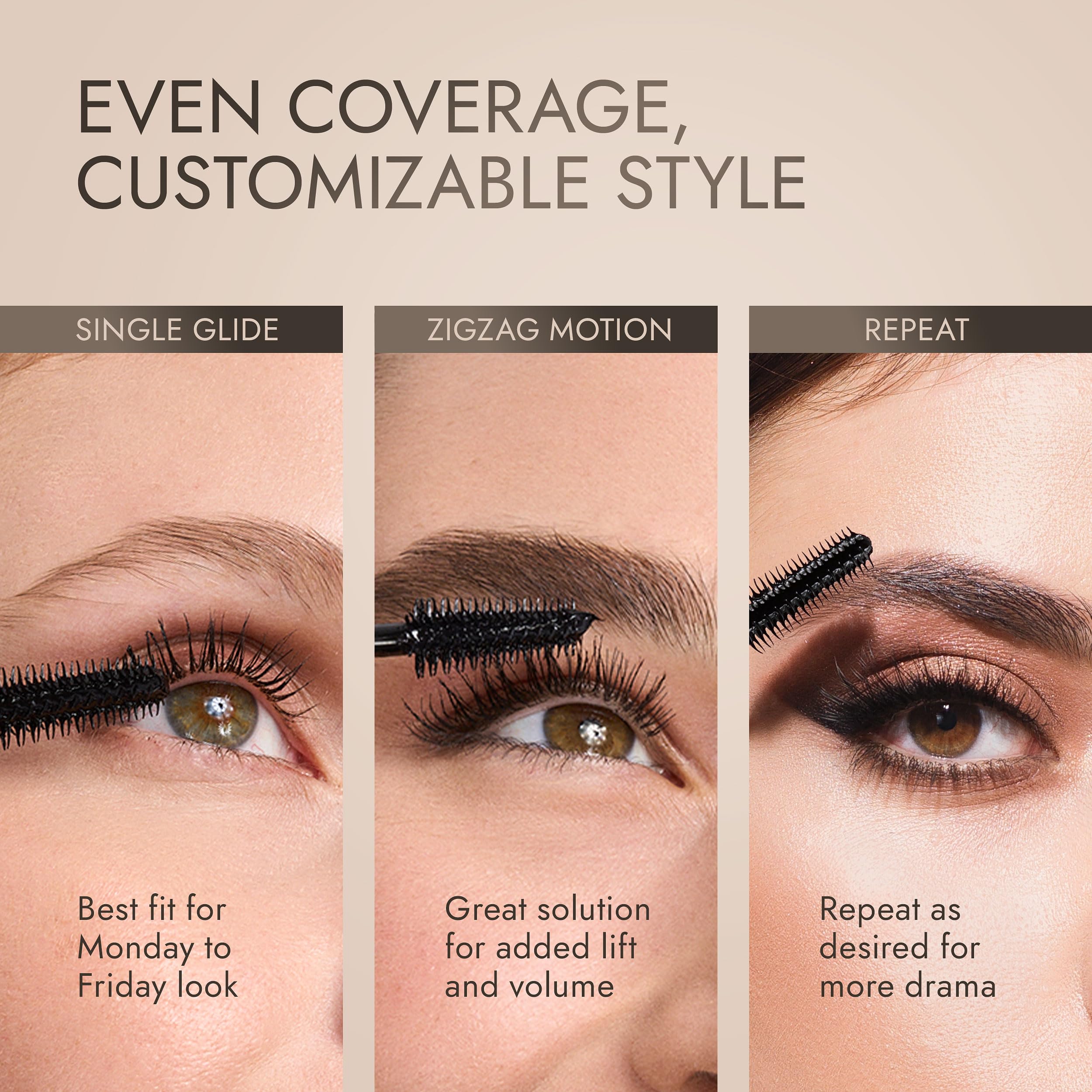 SEACRET tubing mascara Black suited for sensitive eyes and comfortable wear.