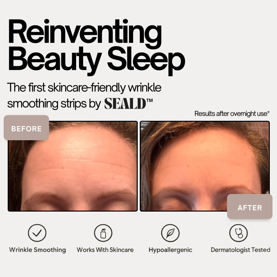 SEALD Face Tape Smoothing Strips hypoallergenic material gentle on sensitive skin