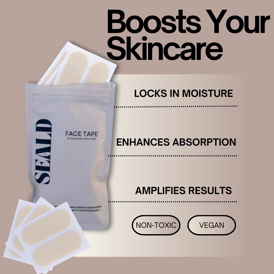 SEALD Face Tape Smoothing Strips residue-free removal leaves no stickiness