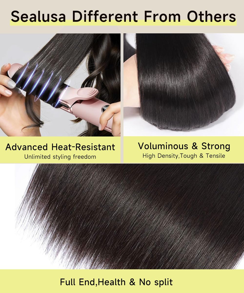 Sealusa natural black shade blends easily with most hair colors.