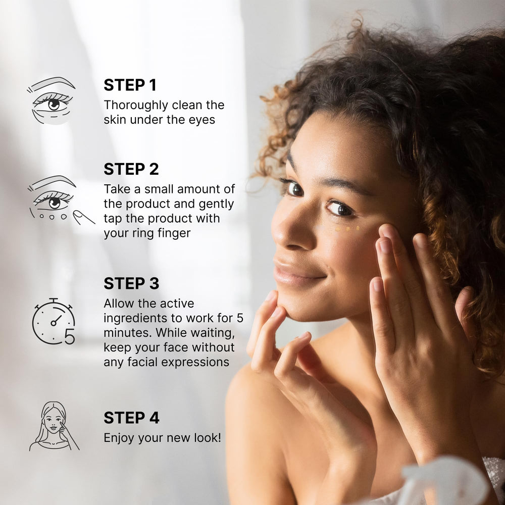 SEAMANTIKA Puffiness Away Eye Cream with Green Tea Extract for antioxidant care