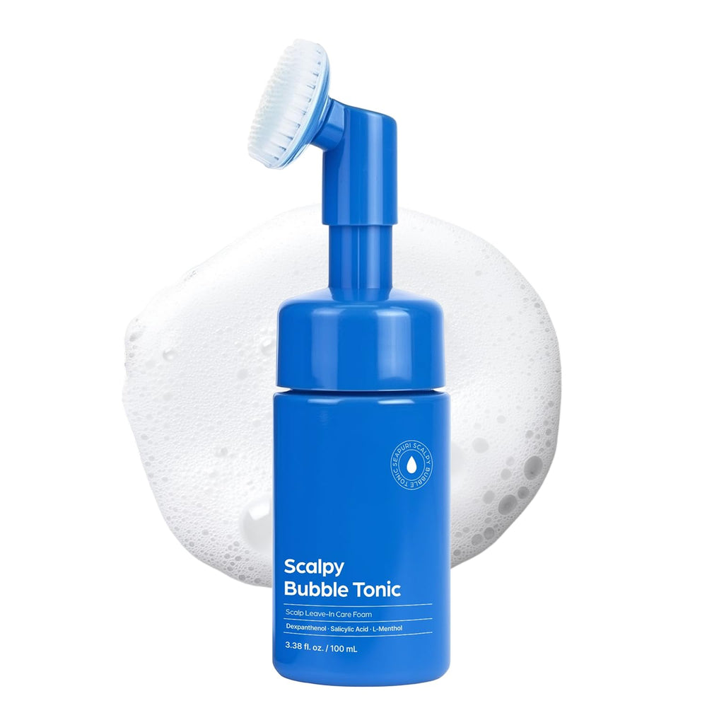 Seapuri Bubble Tonic bottle with pump for rinse-free detox.
