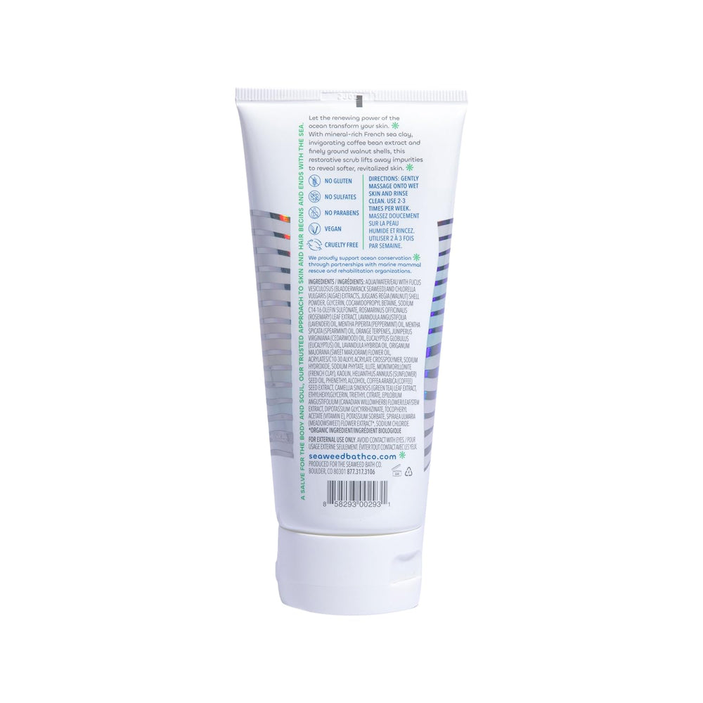 Seaweed Bath Co. Detox Body Scrub rosemary mint scent elevates spa-like rituals