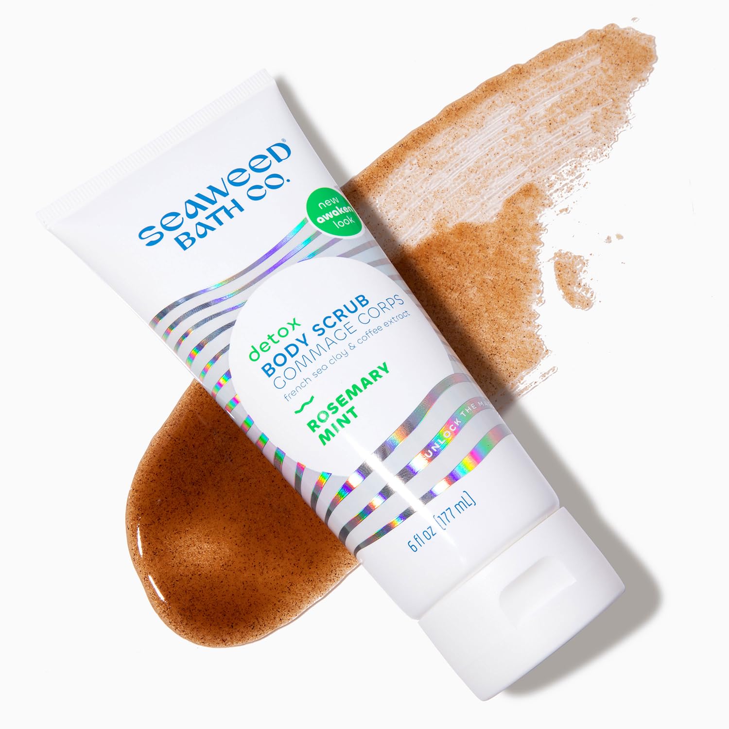Seaweed Bath Co. Detox Body Scrub walnut-shell exfoliants for gentle skin refinement