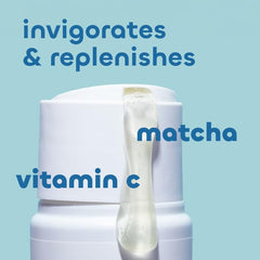 Seaweed Bath Co Energize label closeup—featuring matcha and vitamin C