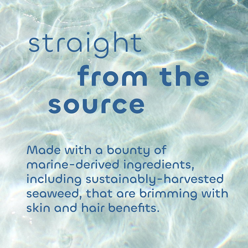 The Seaweed Bath Co. Gentle Shampoo foamy lather demonstrates gentle cleanse for all hair types.