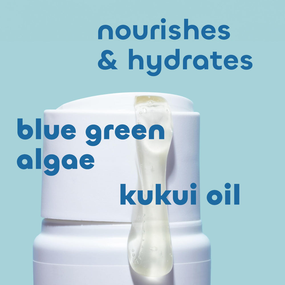 The Seaweed Bath Co. Hydrate Body Wash foaming lather in use delivers a rich, hydrating cleanse.