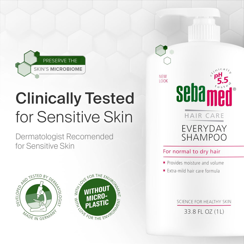 SEBAMED Everyday Shampoo dermatologist-backed formula for safe family care