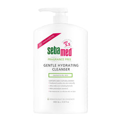 SEBAMED fragrance-free gentle cleanser bottle closeup for fragrance-free daily cleansing