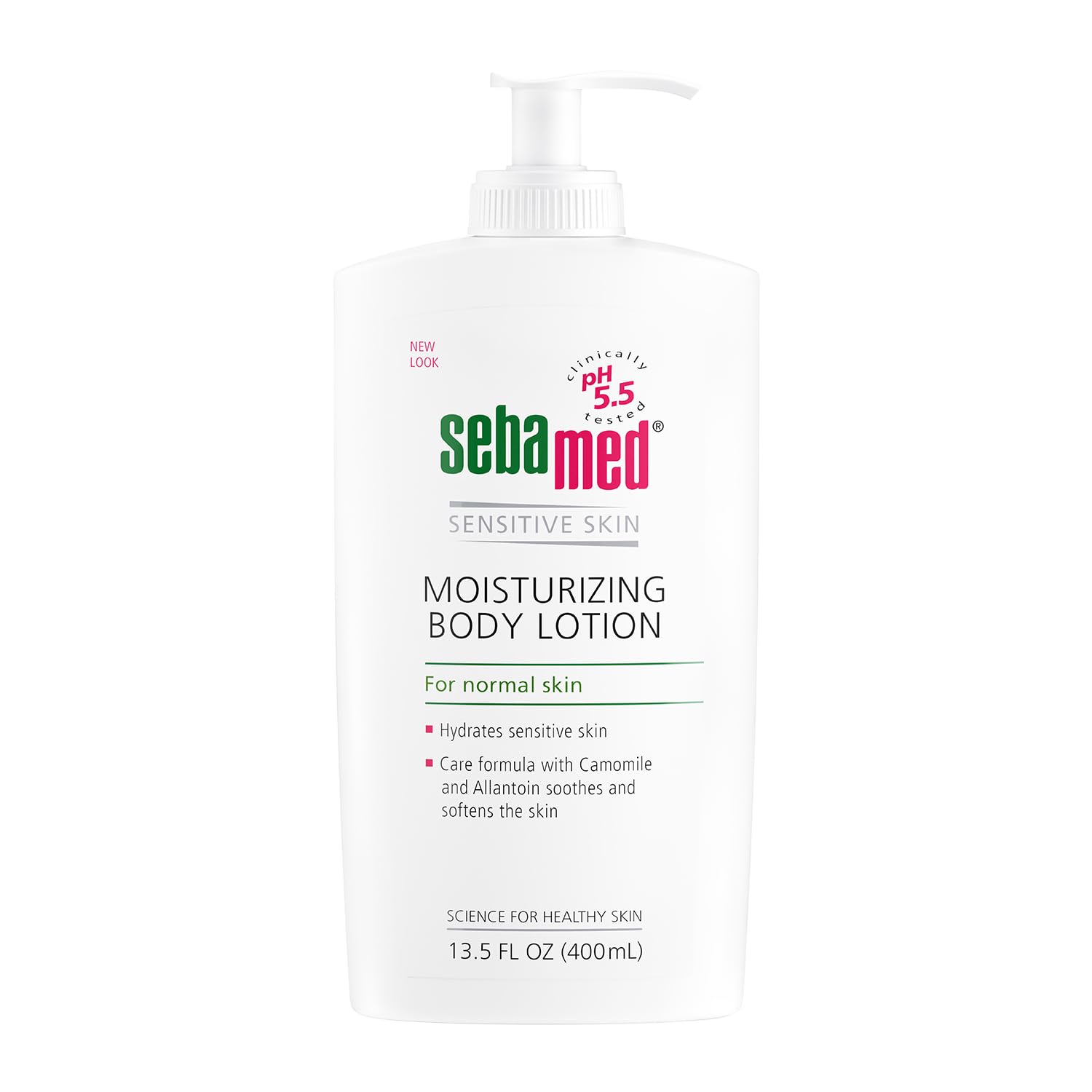 SEBAMED Moisturizing Body Lotion pump close-up for everyday gentle hydration.