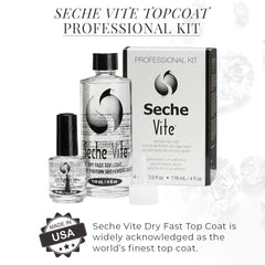 Seche Vite high-gloss shine delivers mirror-like finish and lasting protection