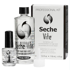 Seche Vite top coat clear bottle with quick-dry manicure gloss