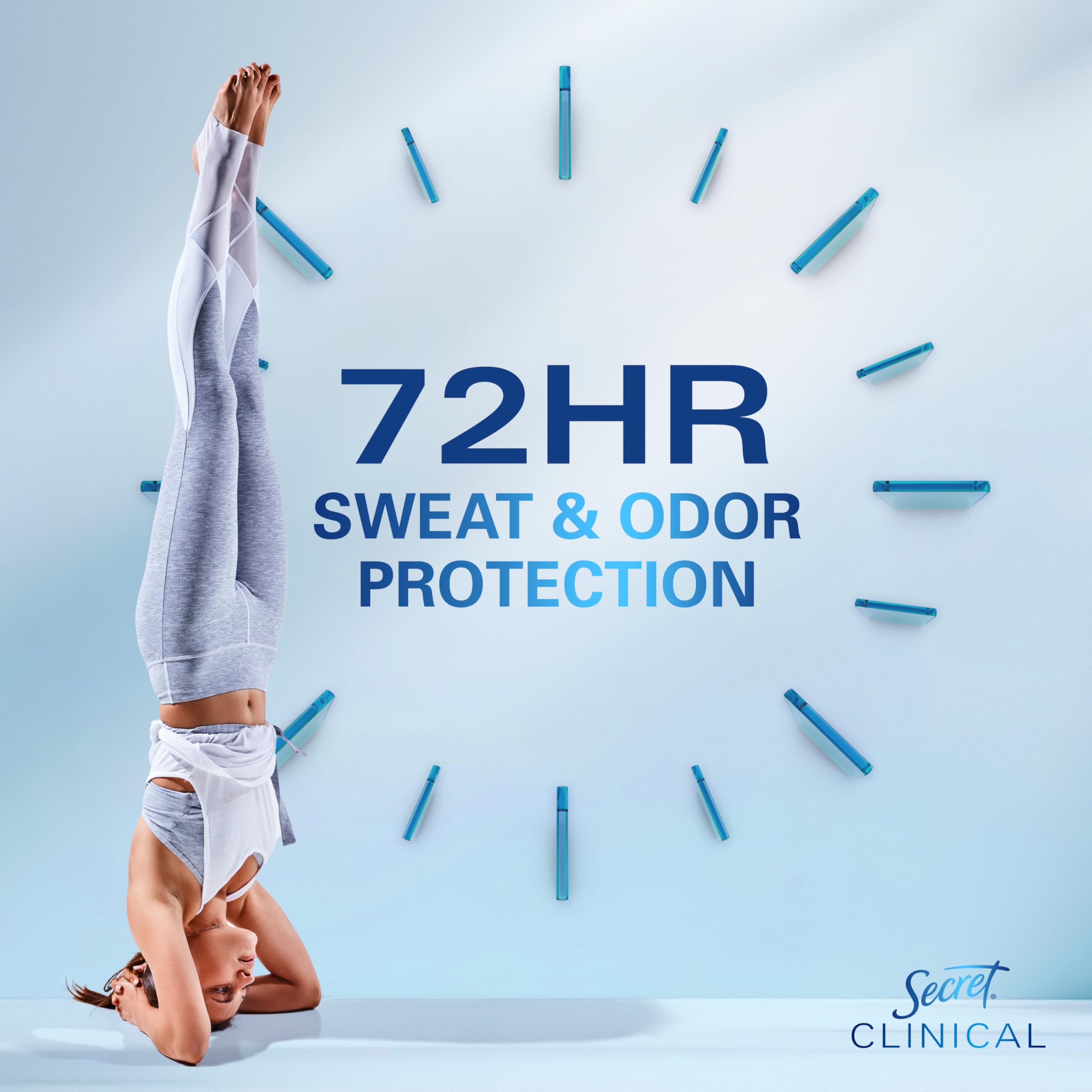 Secret Clinical Strength 3x stress sweat protection in action during a stressful moment