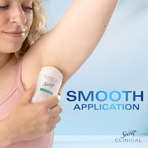 Secret Clinical Strength 72-hour protection demonstrated during an active lifestyle
