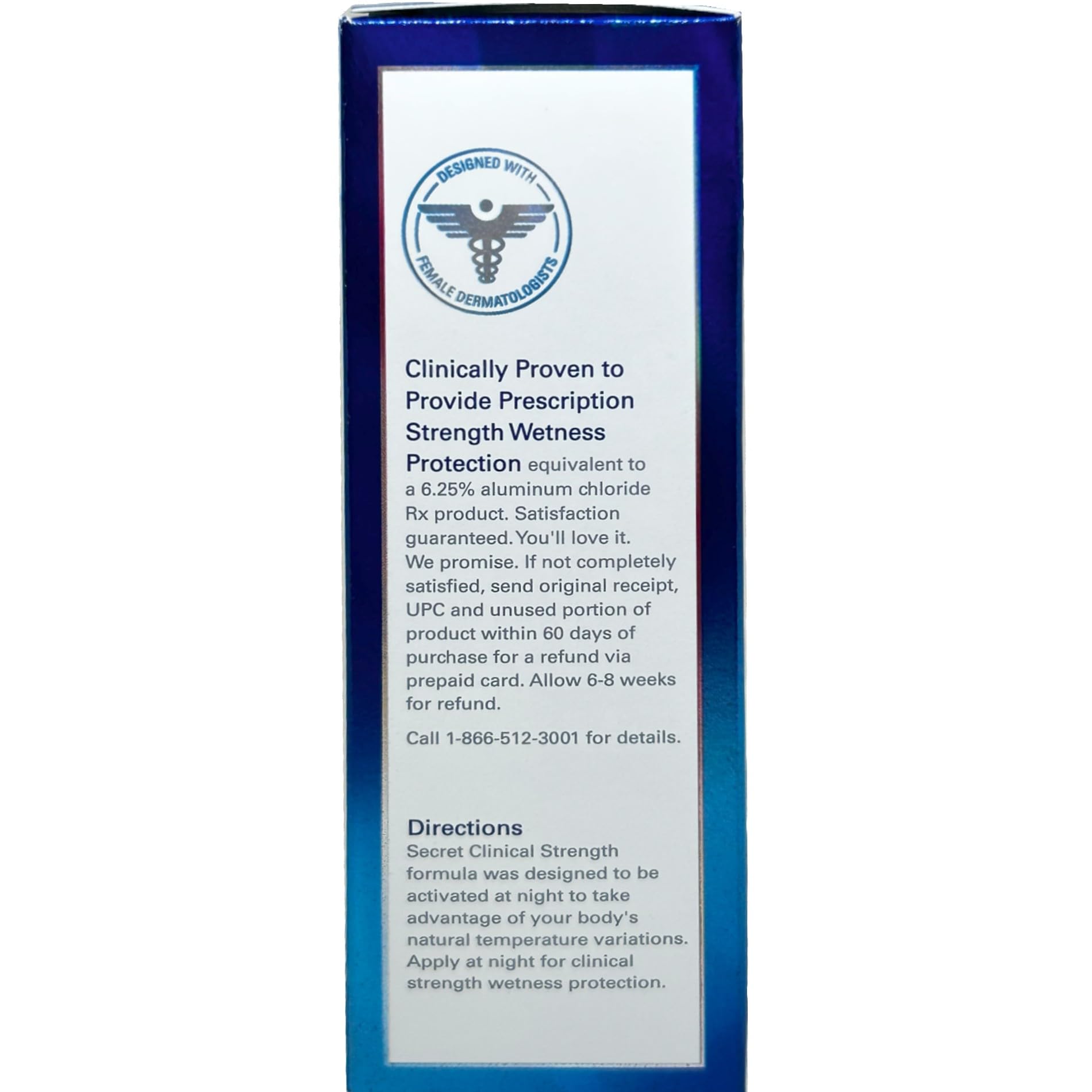 Secret Clinical Strength Invisible Solid application demonstrates smooth, dry glide for daily use.