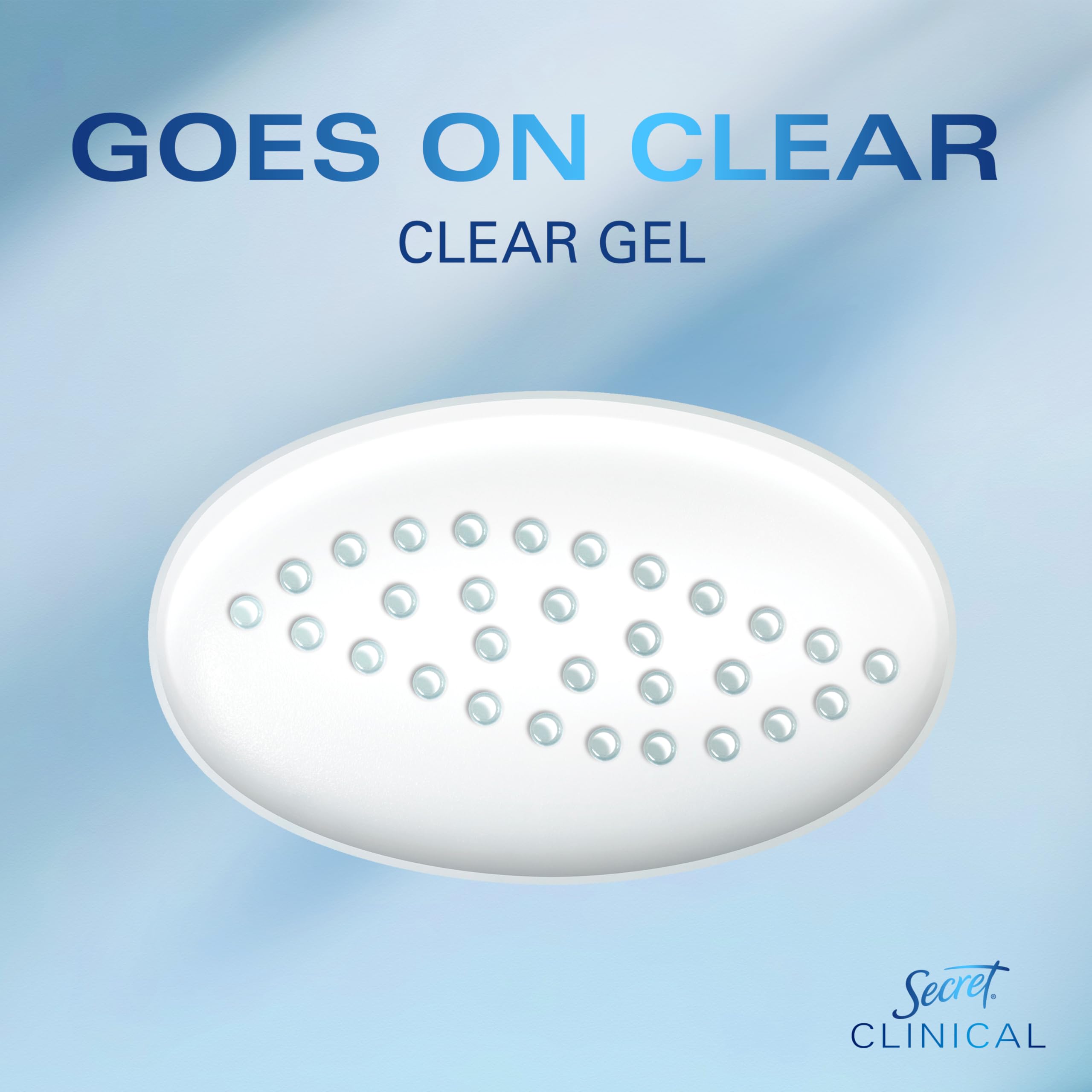 Secret skin-friendly formula close-up, gentle on skin during stress.