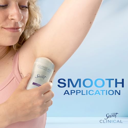 Secret Clinical Strength skin-friendly formula reducing irritation while staying dry