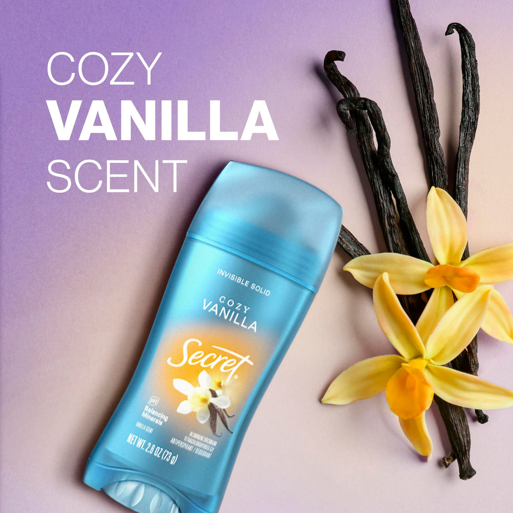 Secret Fresh 72hr odor protection guide emphasizes long-lasting freshness.