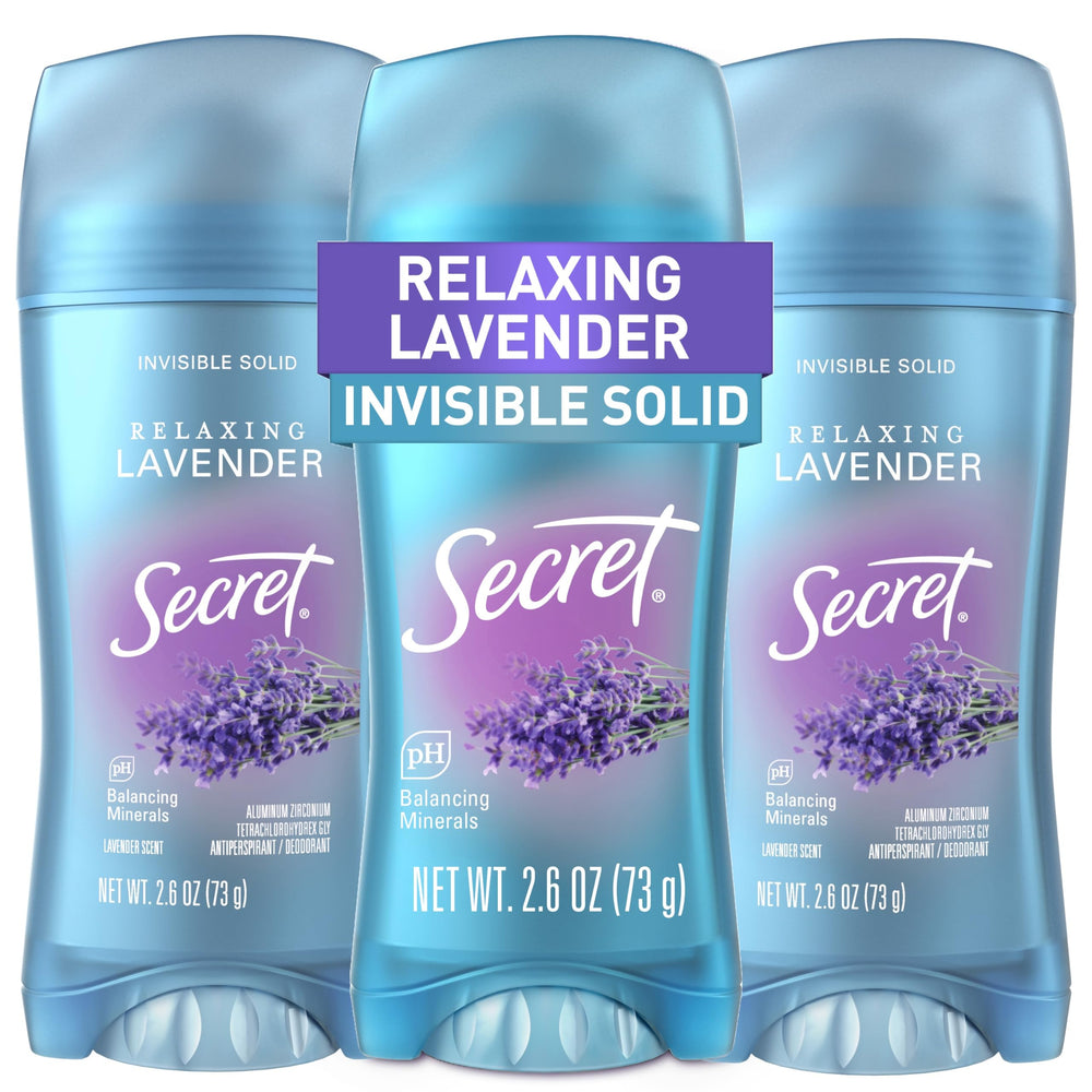Secret Fresh pack of 3 front view for extended daily confidence