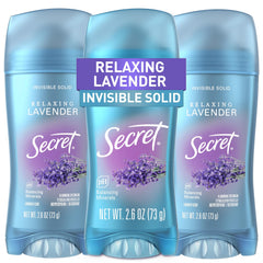 Secret Fresh pack of 3 front view for extended daily confidence