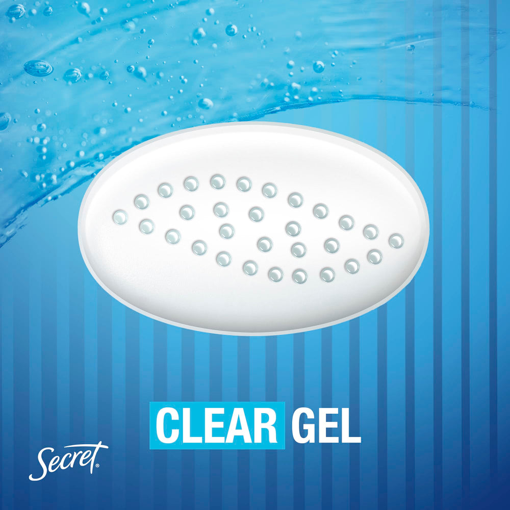 Graphic illustrating odor bacteria defense with Secret deodorant.