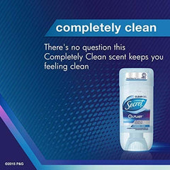 Secret Outlast clear gel texture close-up demonstrates quick-drying formula.
