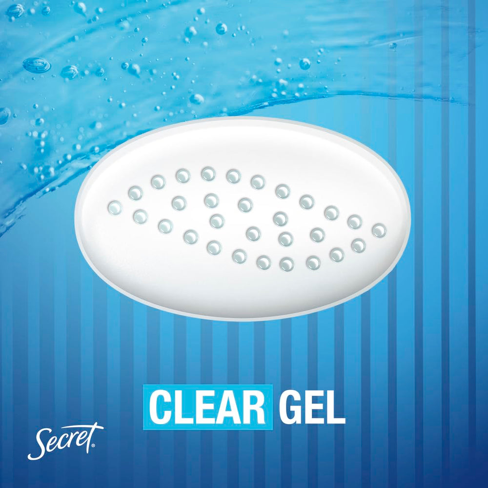 Secret Outlast Completely Clean scent closeup underscoring fresh daily use