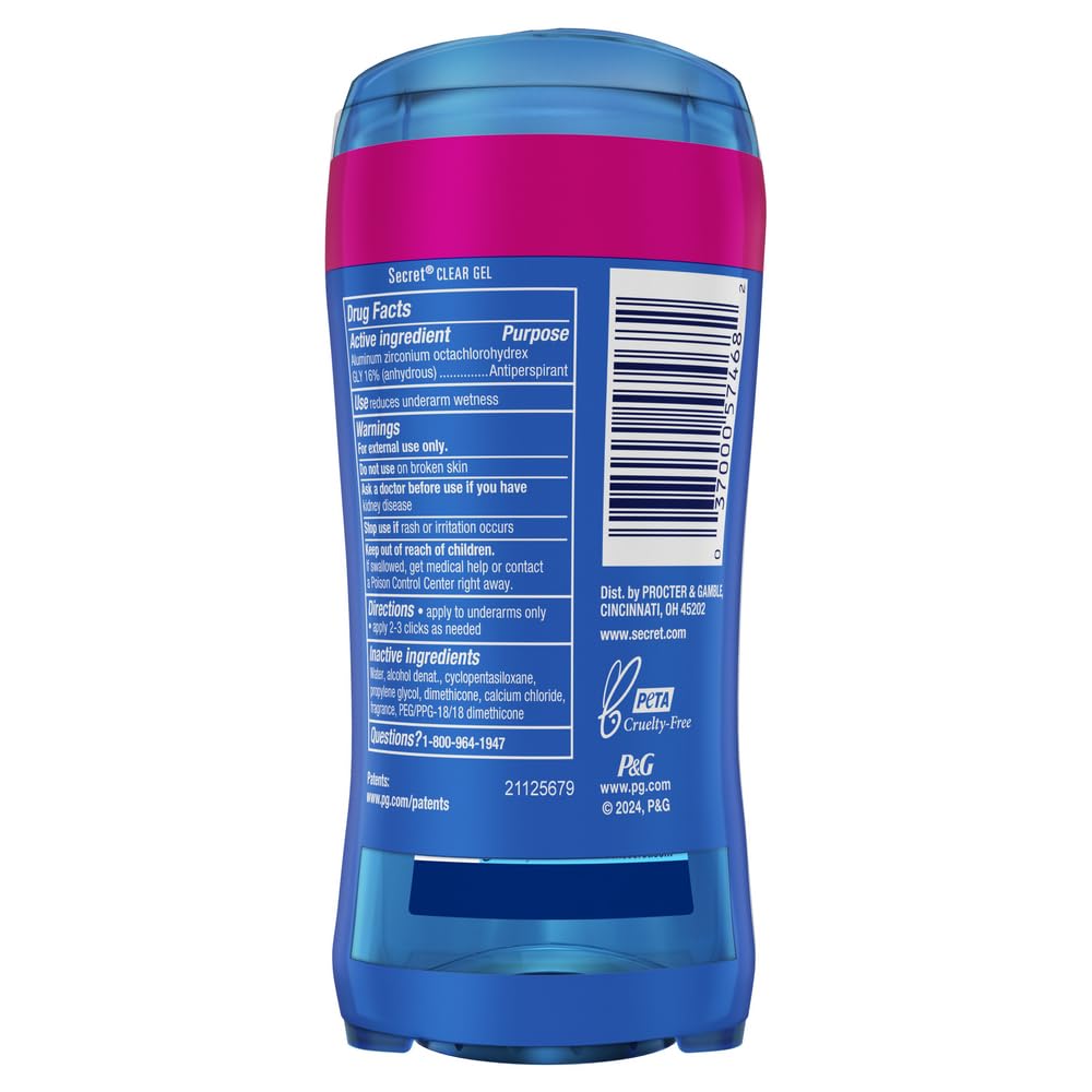 Secret Outlast pack of 2 front-label view highlights value and ongoing protection.