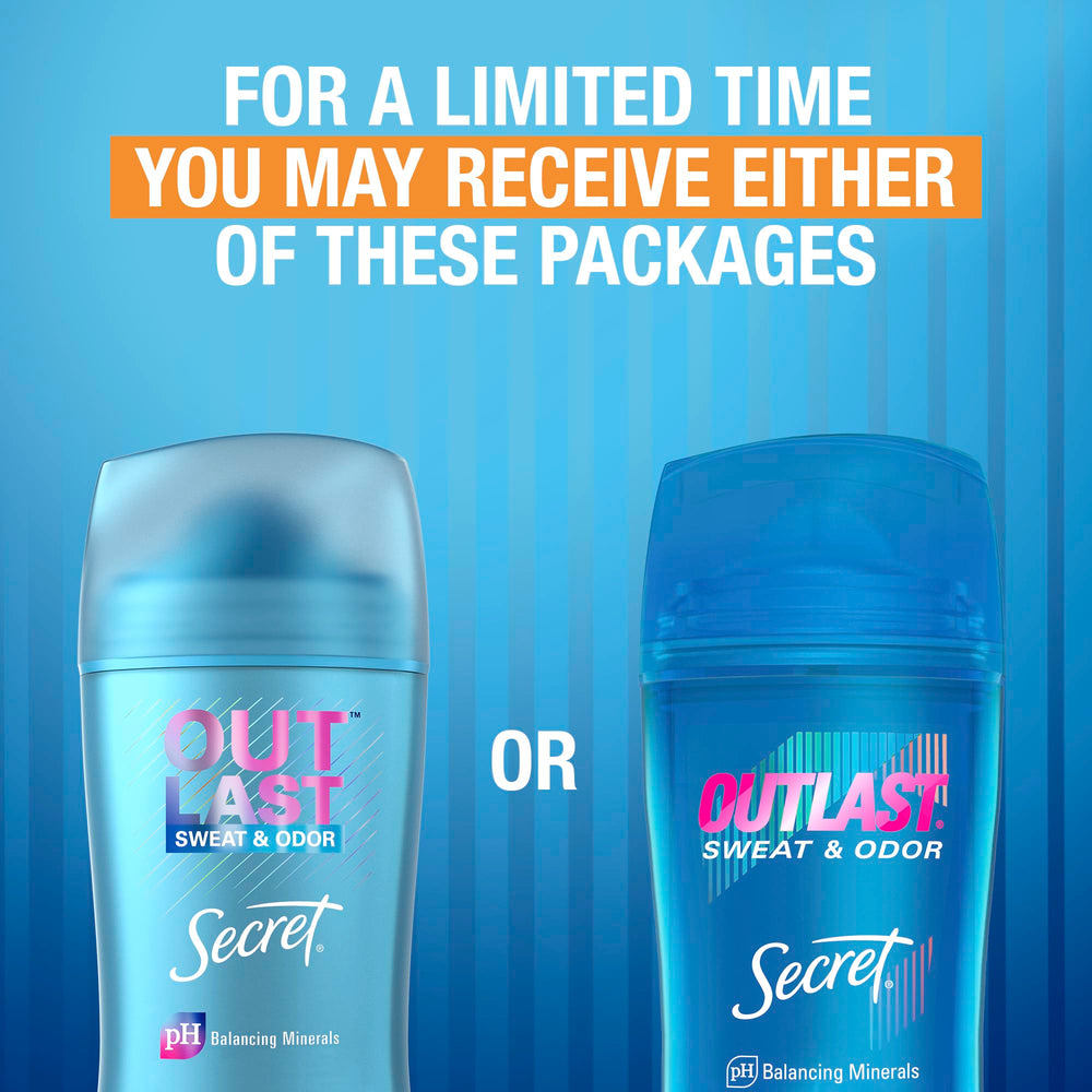 Secret Outlast odor-fighting-bacteria reduces odor-causing microbes for confidence.