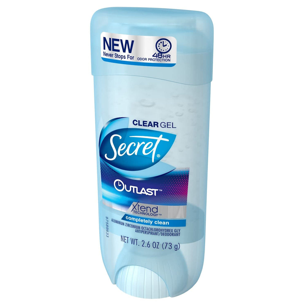 Secret Outlast four-pack on shelf illustrates value for daily use.