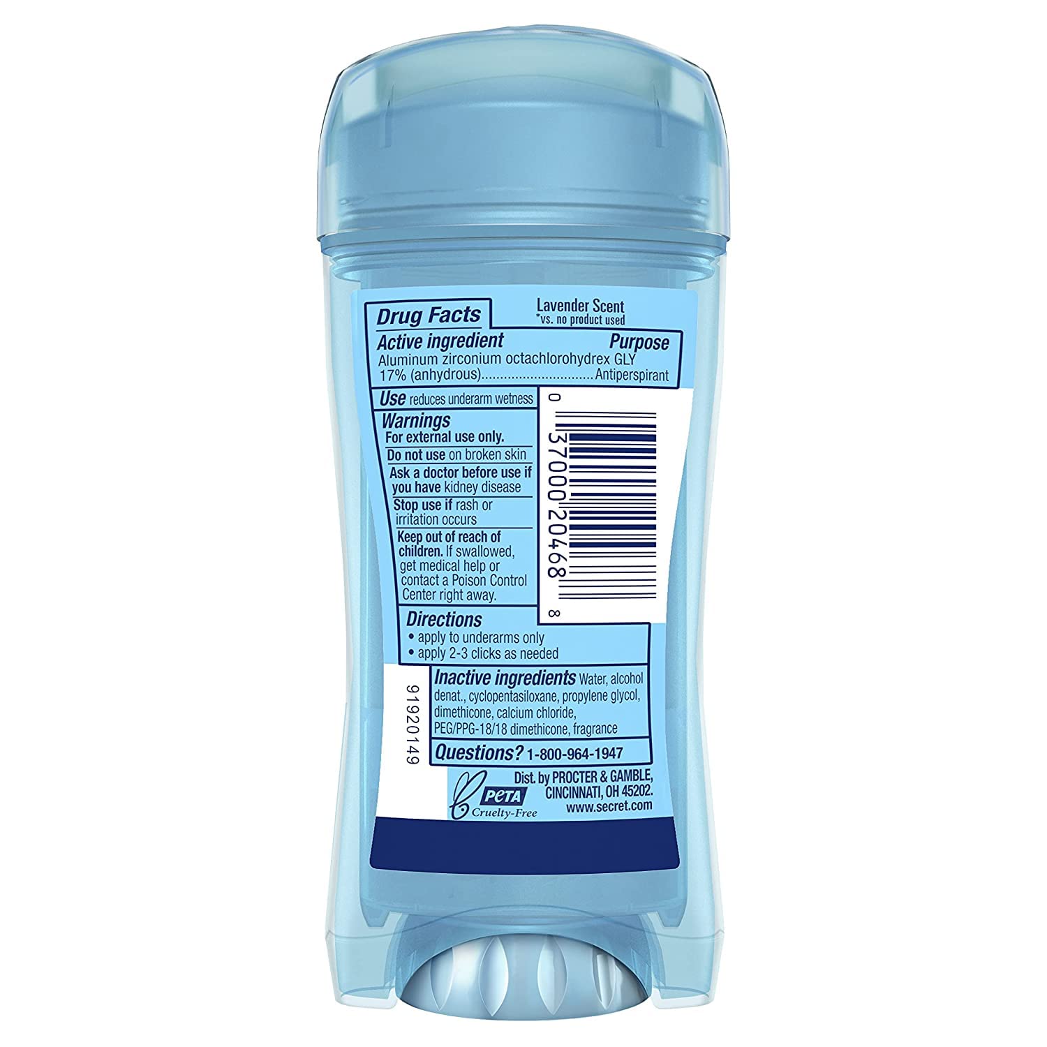 Secret pack6 front packaging emphasizes value-packed daily protection.