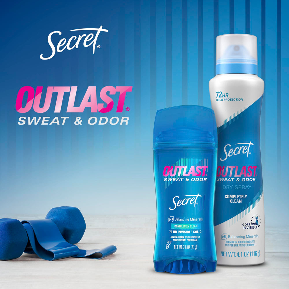 Closeup of protecting powder scent on the deodorant surface.