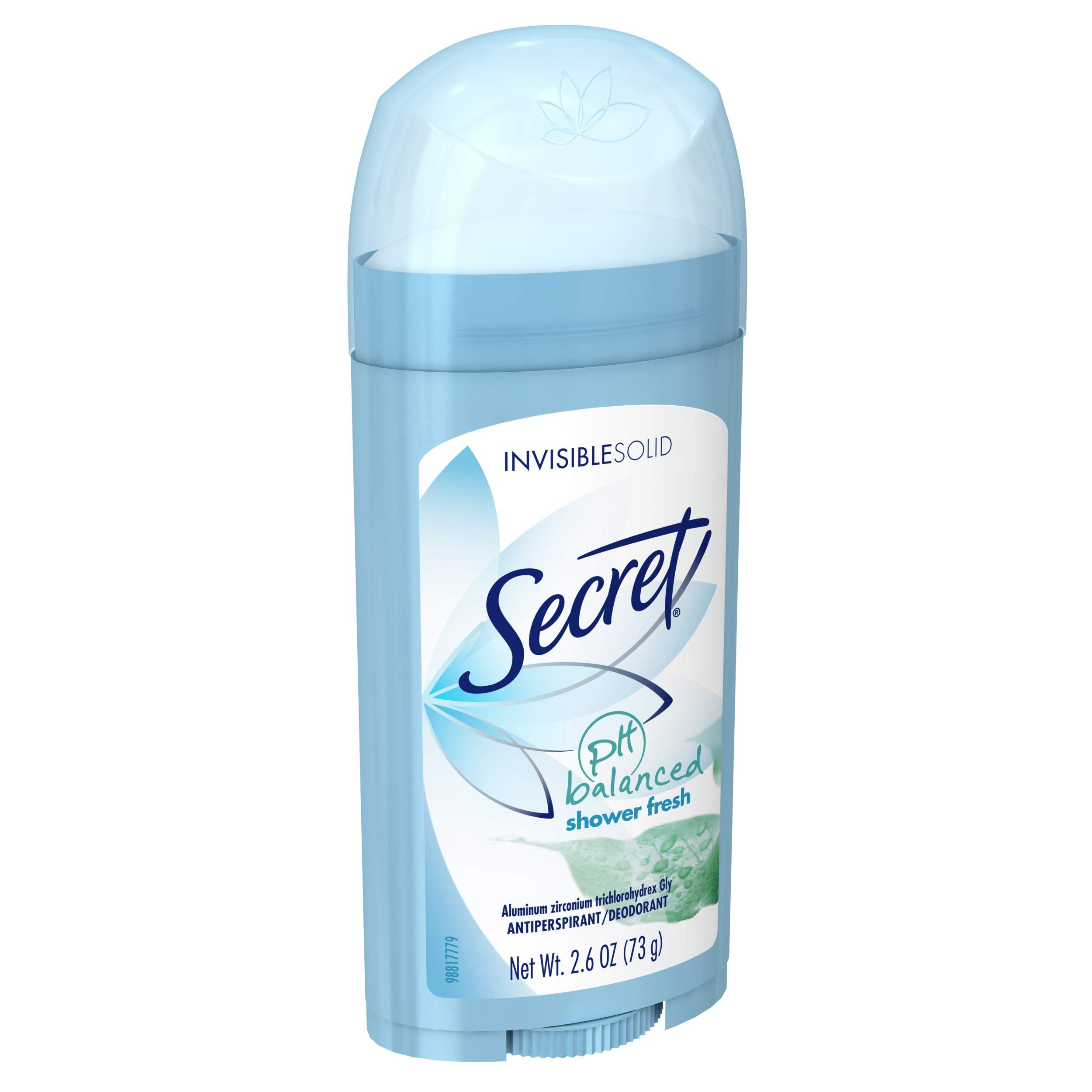 Secret-shower-fresh-underarm-application-swipe demonstrates easy glide and smooth coverage