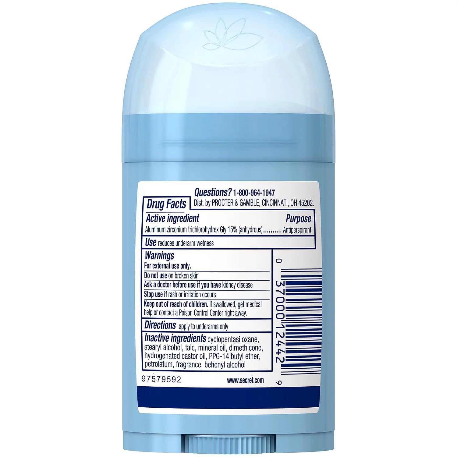 Secret Wide Solid Pwdr Fresh on bathroom shelf enhances daily routine freshness.